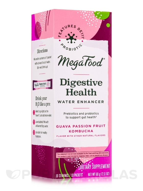 Digestive Health Water Enhancer: Guava Passion Fruit - 10 Packets