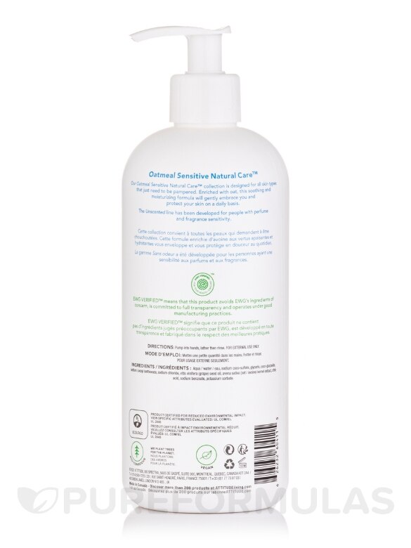Sensitive™ Natural Care Hand Soap - Fragrance-Free - 16 fl. oz (473 ml) - Alternate View 1