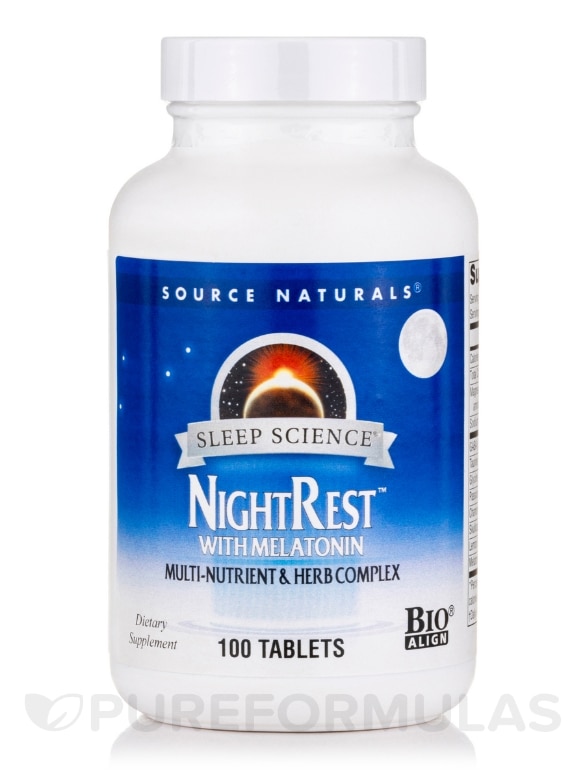 Sleep Science® Night Rest™ with Melatonin - 100 Tablets