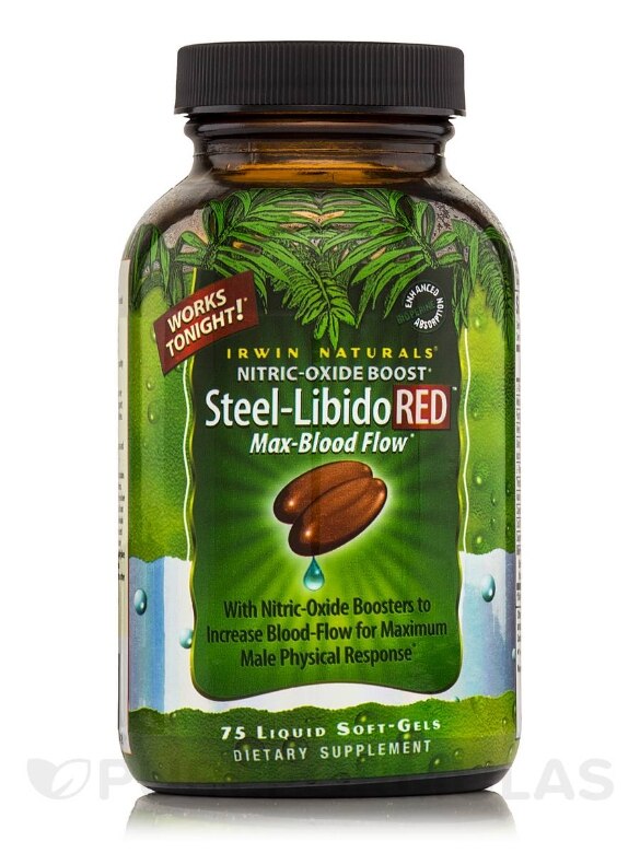 Steel-Libido Red Max-Blood Flow - 75 Liquid Soft-Gels
