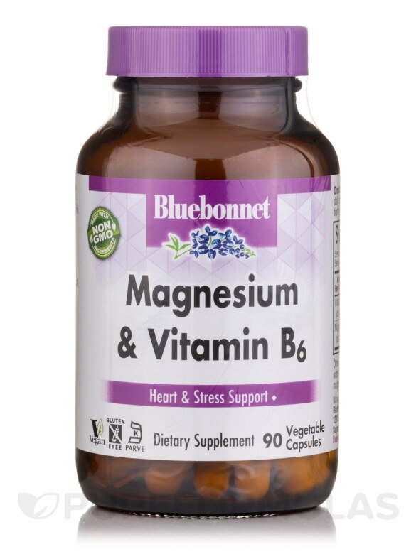 Magnesium Plus B6 - 90 Vegetable Capsules