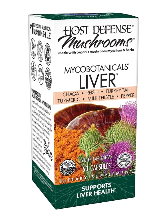 MycoBotanicals® Liver - 60 Vegetarian Capsules