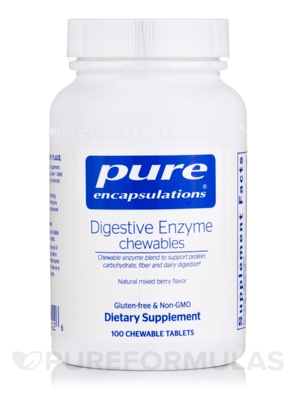 Digestive Enzymes Chewables - 100 Chewable Tablets