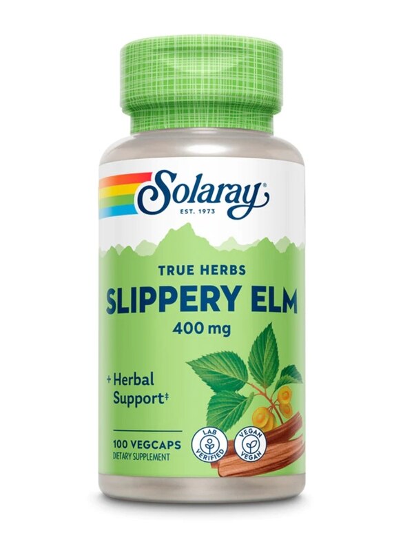 Slippery Elm Bark 400 mg - 100 VegCaps