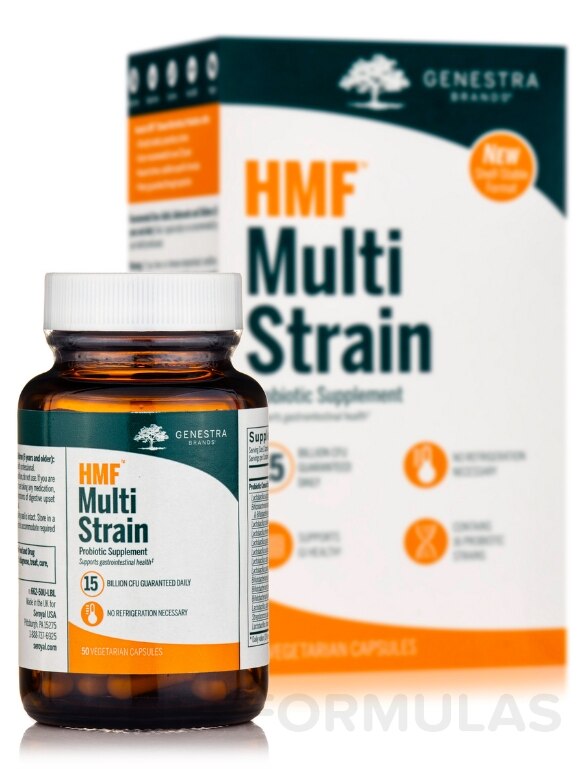 HMF Multi Strain (shelf-stable) - 50 Vegetarian Capsules - Alternate View 1