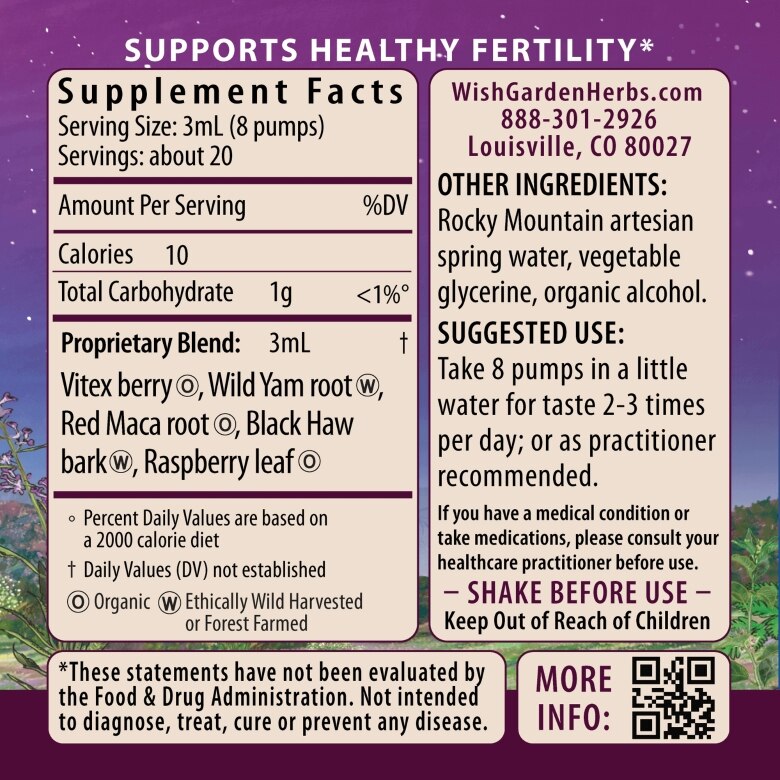 Fertility Prep - Mother's Cordial - 2 fl. oz (60 ml) (Dropper) - Alternate View 2