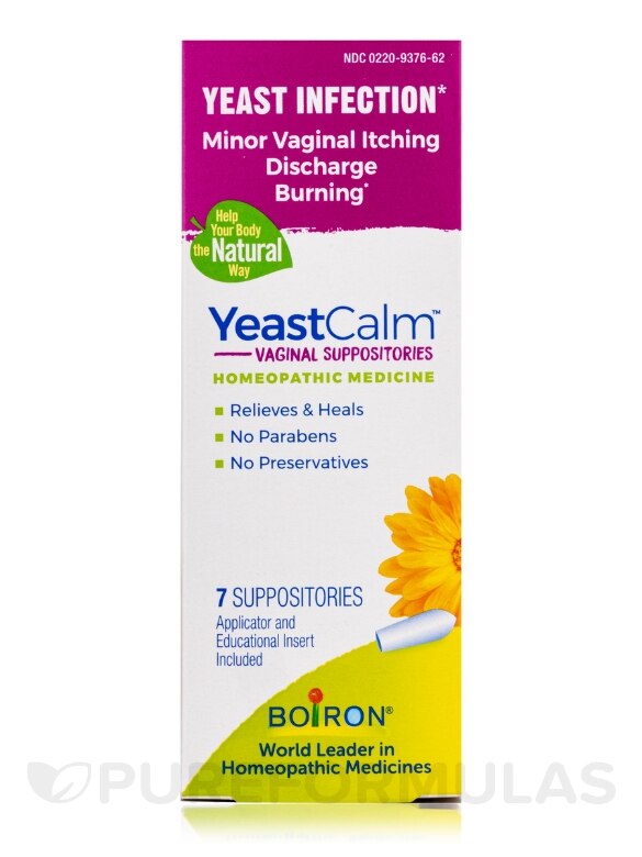 YeastCalm™ Vaginal Suppositories - 7 Suppositories - Alternate View 3