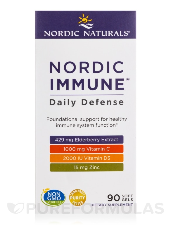 Nordic Immune Daily Defense - 90 Soft Gels - Alternate View 3
