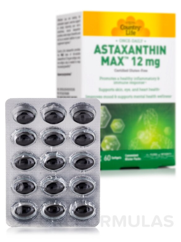 Astaxanthin MAX™ 12 mg - 60 Softgels - Alternate View 1