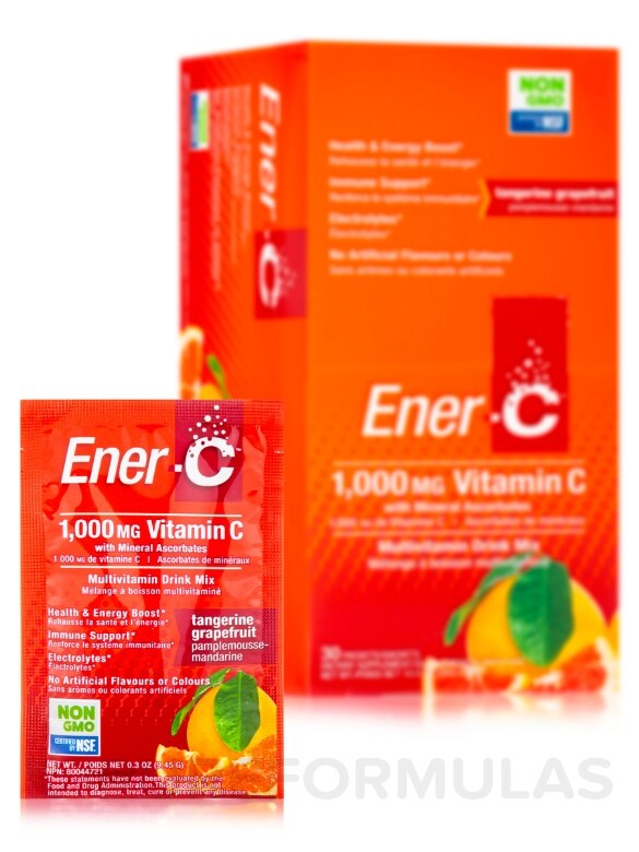Ener-C Tangerine Grapefruit - 1 Box of 30 Packets - Alternate View 1