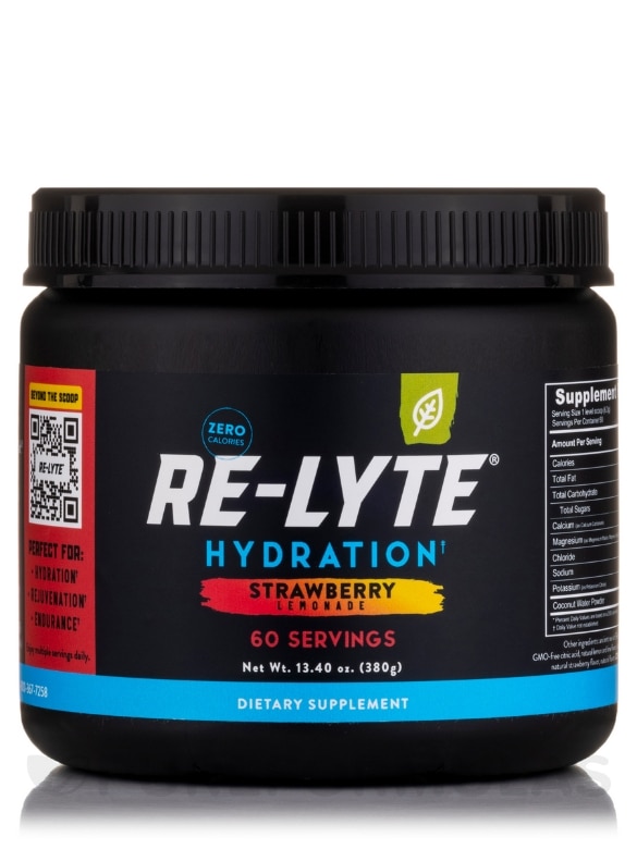 Re-Lyte® Hydration Drink Mix, Strawberry Lemonade Flavor - 13.40 oz (380 Grams)