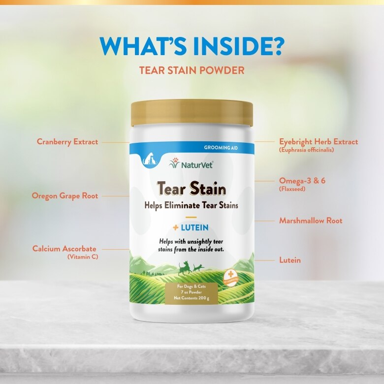 Tear Stain Supplement Plus Lutein Powder (Jar) - 200 Grams - Alternate View 5