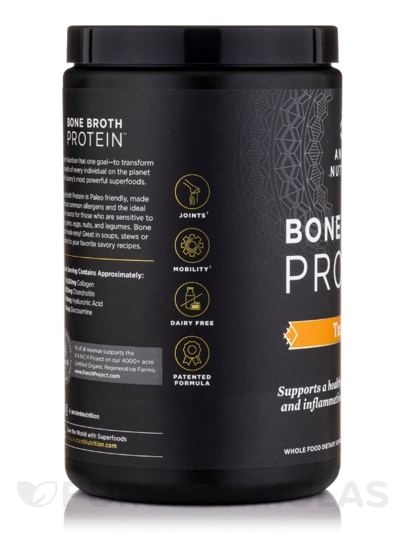Bone Broth Protein™ Turmeric - 16.2 oz (460 Grams) - Alternate View 3
