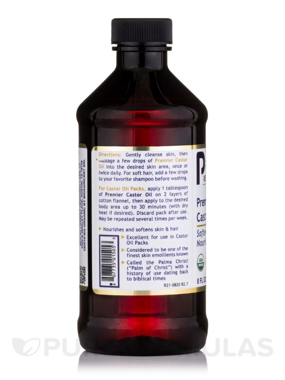 Premier Organic Castor Oil - 8 fl. oz (235 ml) - Alternate View 3