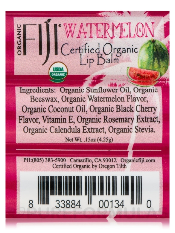 Certified Organic Coconut Oil Infused Lip Balm