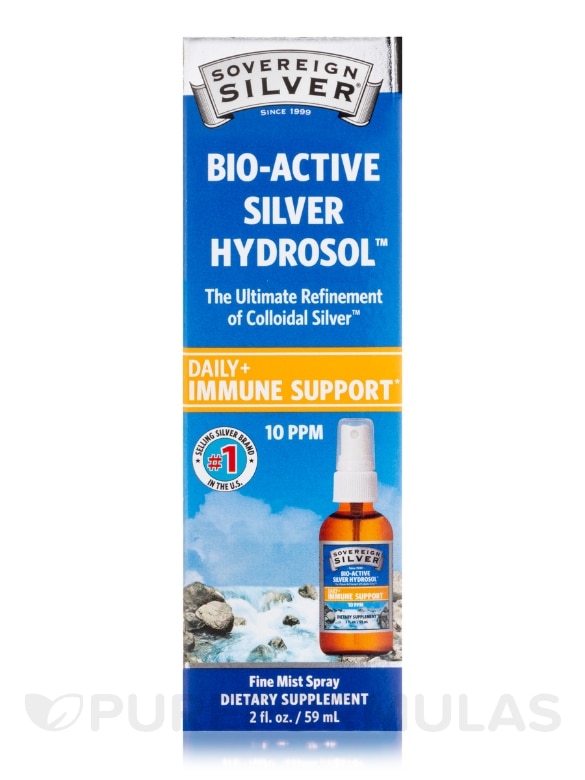 Bio-Active Silver Hydrosol 10 ppm - Immune Support - 2 fl. oz (59 ml) Fine Mist Spray - Alternate View 3