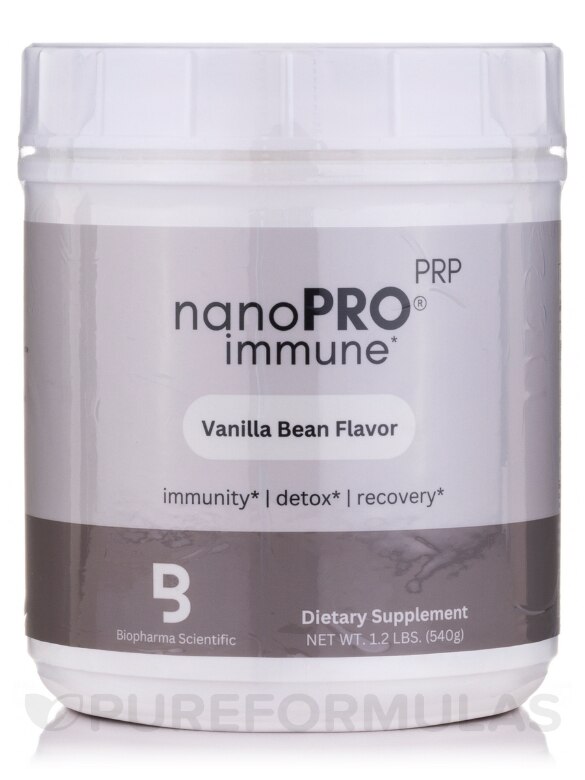 NanoPro® PRP Immune, Vanilla Bean Flavor - 1.2 lbs (540 Grams)