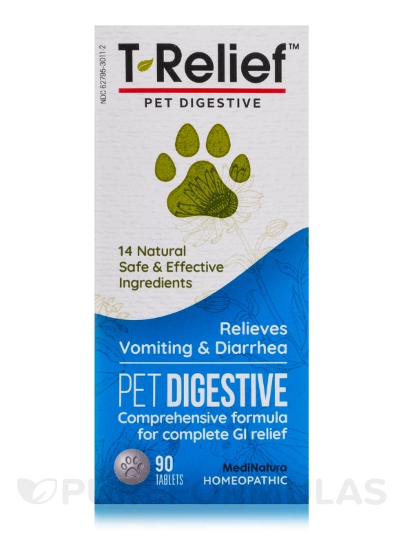 T-Relief™ Pet Digestive Tablets - 90 Tablets - Alternate View 3