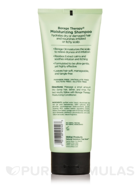 Borage Therapy® Moisturizing Shampoo - 8 fl. oz (240 ml) - Alternate View 1