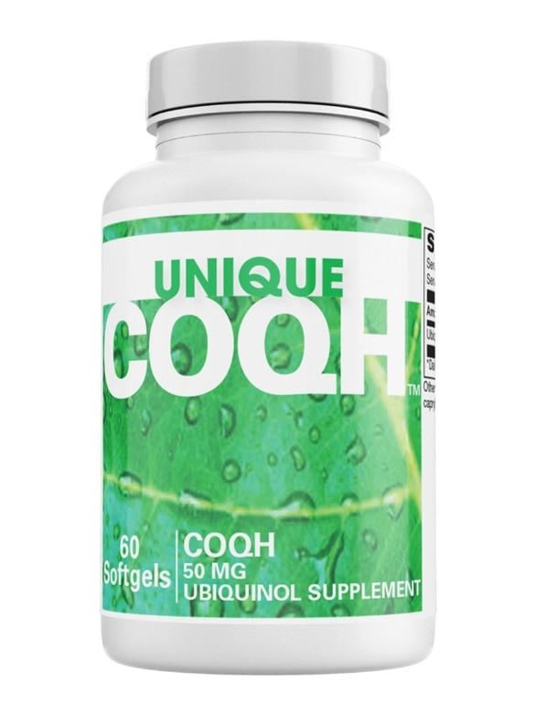 Unique CoQH 50 mg - 60 Softgels