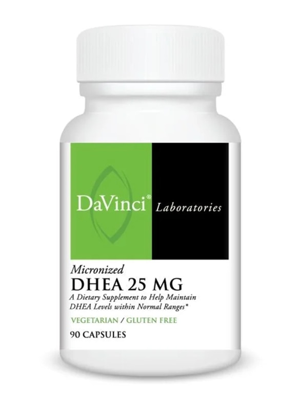 DHEA micronized 25 mg - 90 Capsules - Alternate View 1