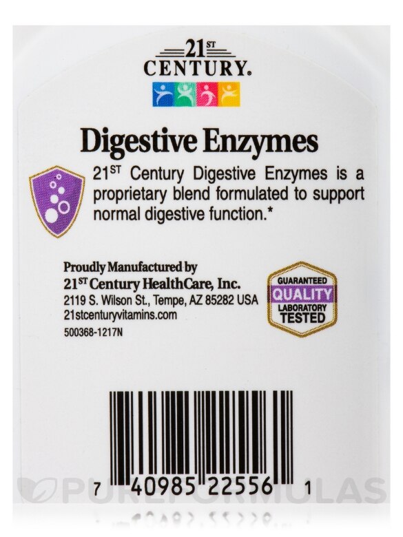 Digestive Enzymes - 60 Capsules - Alternate View 5