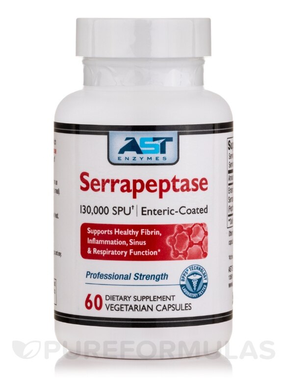 Serrapeptase - 60 Vegetarian Capsules