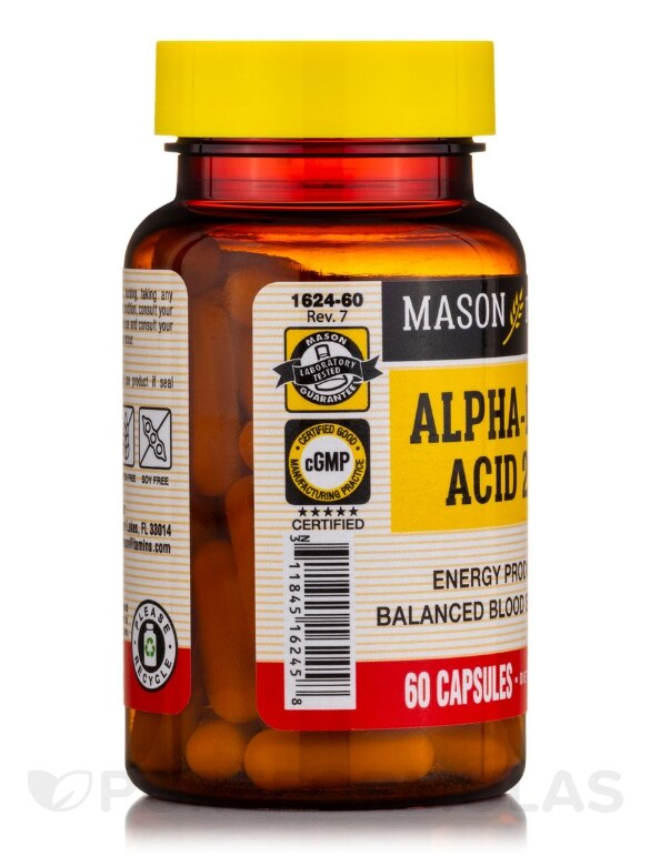 Alpha-Lipoic Acid 200 mg - 60 Capsules - Alternate View 3