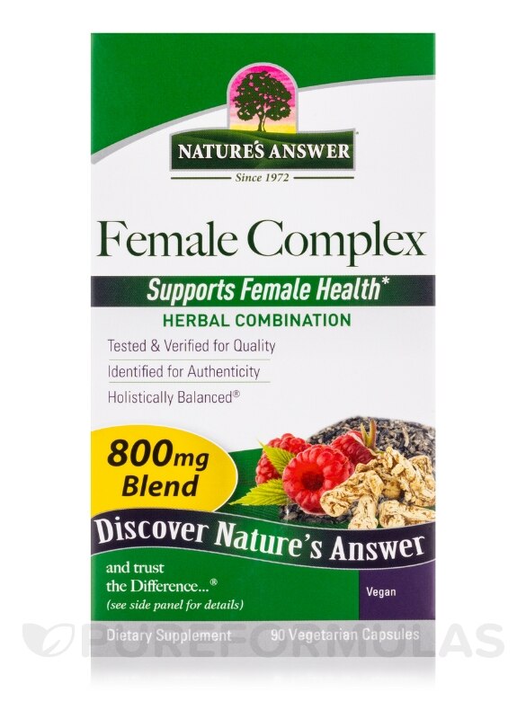 Female Complex - 90 Vegetarian Capsules - Alternate View 3
