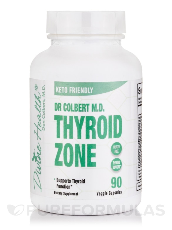 Dr. Colbert M.D. Thyroid Zone - 90 Veggie Capsules