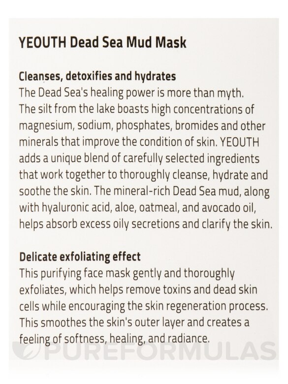 Dead Sea Mud Mask with Hyaluronic Acid