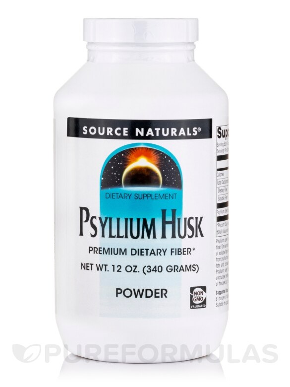 Psyllium Husk Powder - 12 oz (340 Grams)