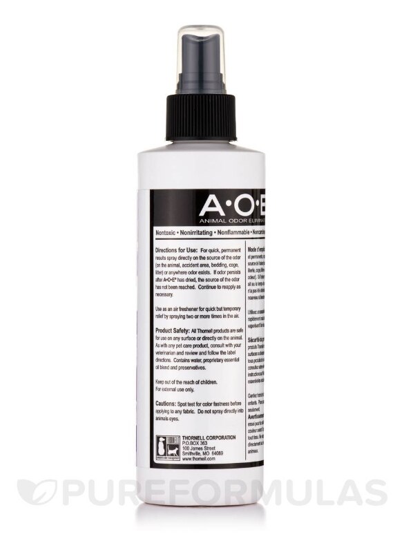 A.O.E® (Animal Odor Eliminator) - 8 oz (236 ml) - Alternate View 1
