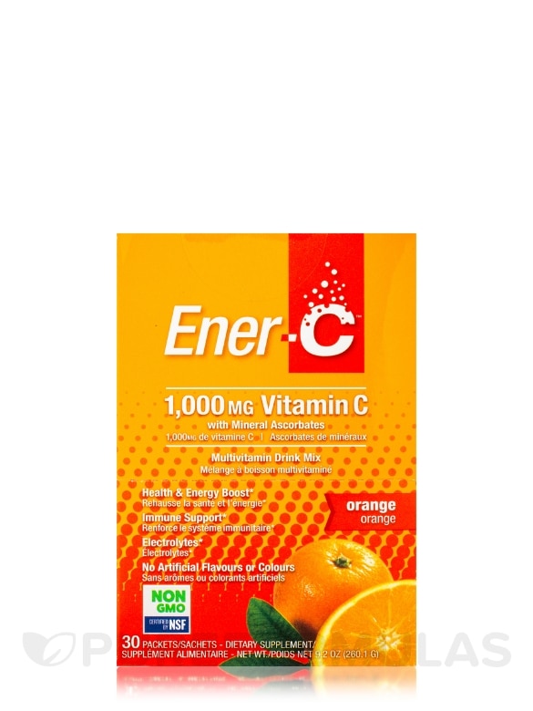 Ener-C Orange - 1 Box of 30 Packets - Alternate View 7