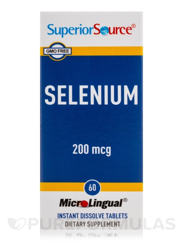 Selenium 200 mcg - 60 MicroLingual® Tablets - Alternate View 3