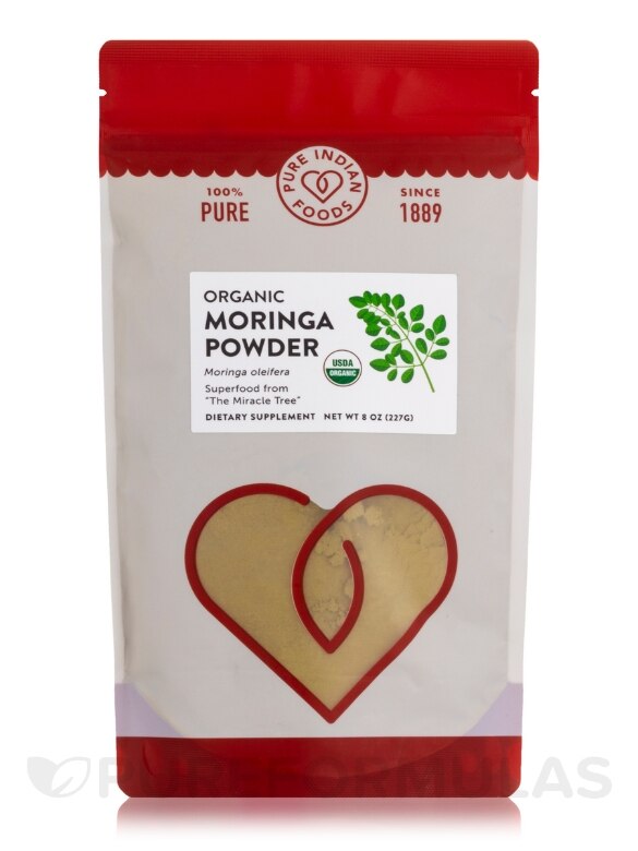 Organic Moringa Powder - 8 oz (227 Grams)
