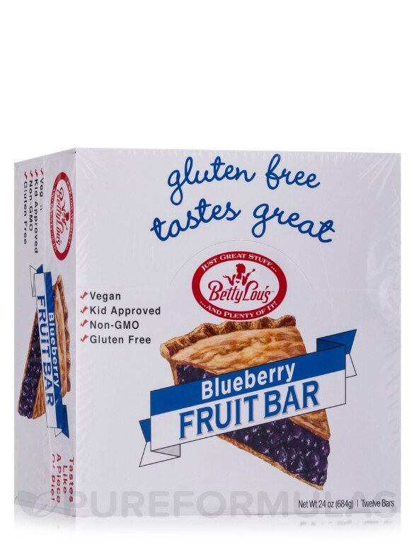Blueberry Fruit Bar - Box of 12 Bars