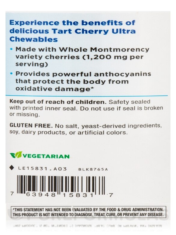  Cherry Flavored - 90 Chewable Tablets - Alternate View 2