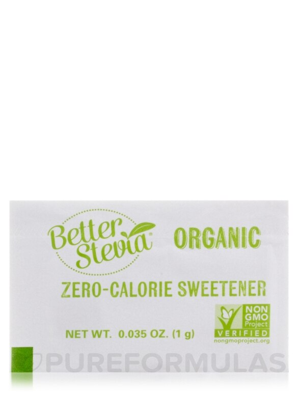 Better Stevia® Packets, Organic - Box of 75 Packets - Alternate View 2