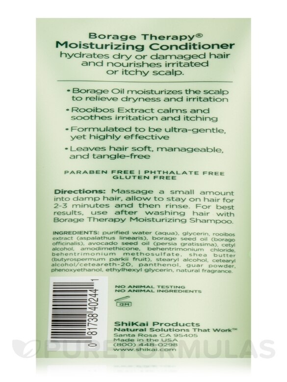 Borage Therapy® Moisturizing Conditioner - 8 fl. oz (240 ml) - Alternate View 2