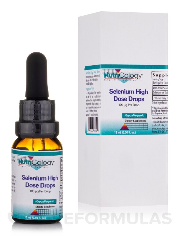 Selenium High Dose Drops - 0.5 fl. oz (15 ml) - Alternate View 1