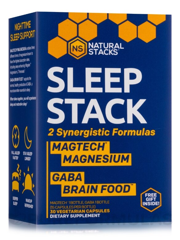 Sleep Stack - Magtech & Gaba - 30 Vegetarian Capsules