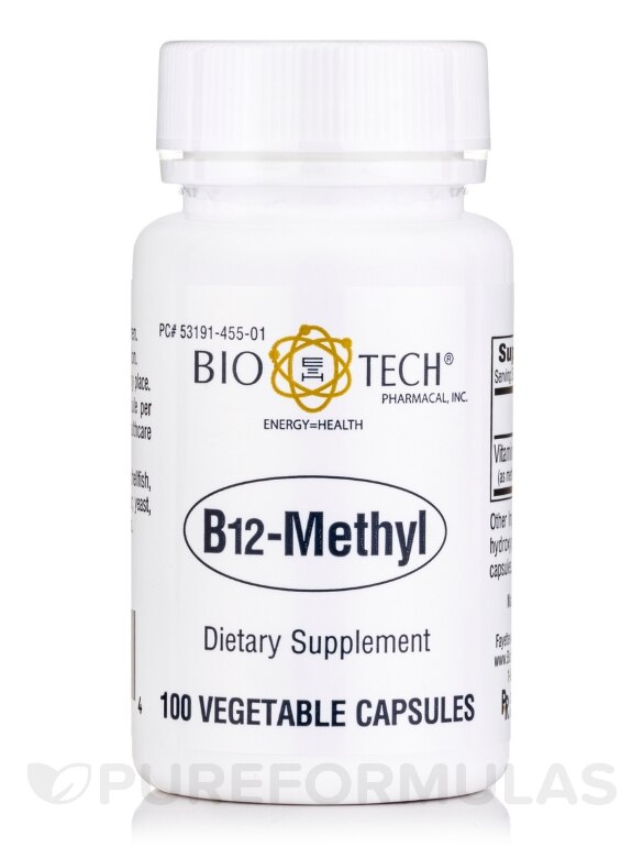 B12-Methyl - 100 Vegetable Capsules