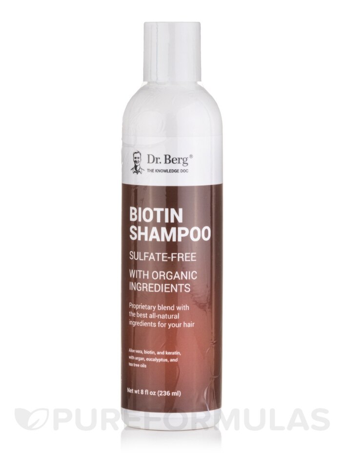 Biotin Shampoo - 8 fl. oz (236 mL) - Dr. Berg | PureFormulas