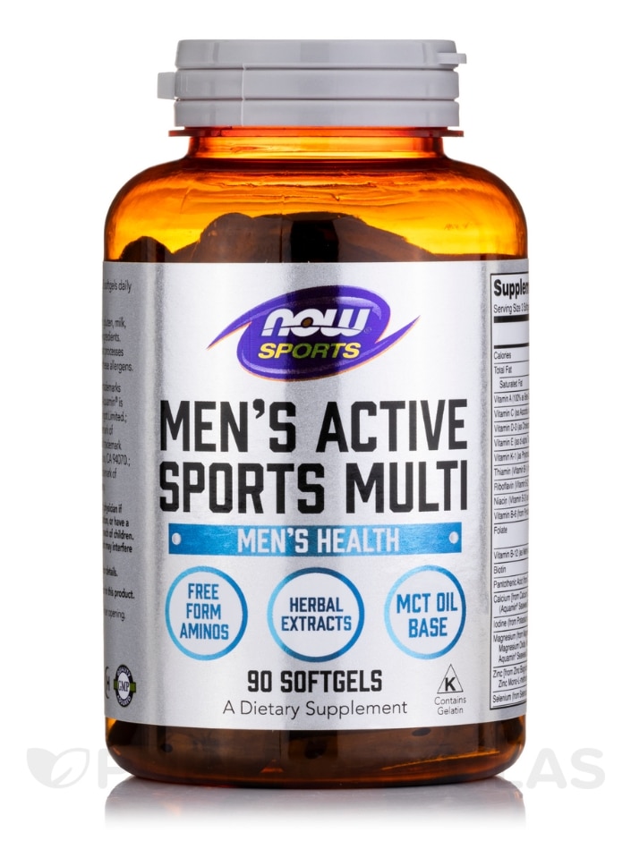 NOW® Sports - Men's Active Sports Multivitamin - NOW | PureFormulas
