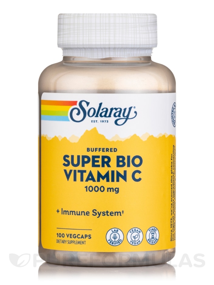 Timed Release Super Bio Vitamin C - Solaray | PureFormulas