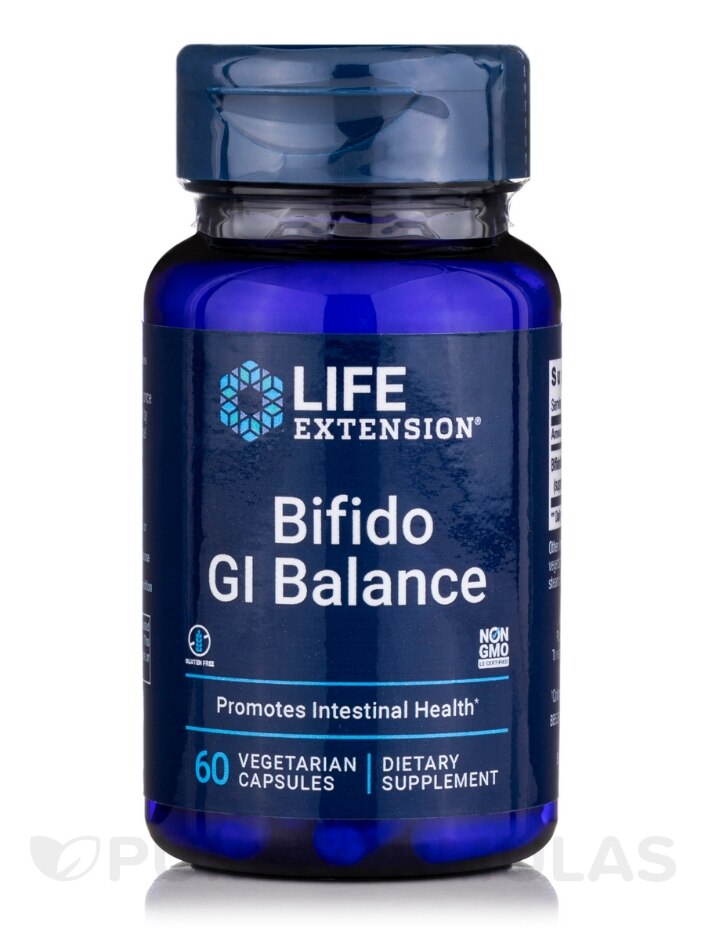 Bifido GI Balance - 60 Vegetarian Capsules - Life Extension | PureFormulas