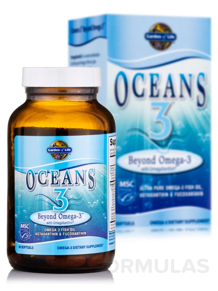 Oceans 3™ - Beyond Omega 3™ - 60 Softgels - Garden of Life | PureFormulas