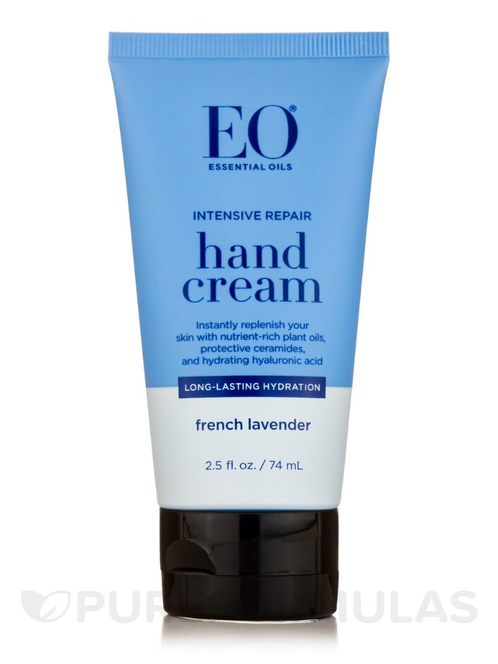 Intensive Repair Hand Cream - French Lavender - 2.5 fl. oz (74 ml) - EO  Products | PureFormulas