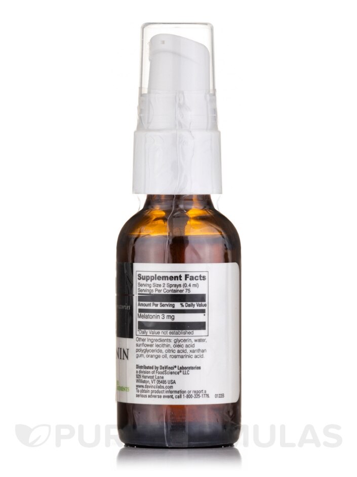 Melatonin Spray (Liposomal) - 1 fl. oz (30 ml) - DaVinci Labs | PureFormulas